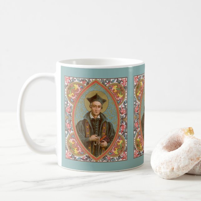 St. Ivo of Kermartin (BK 015) Coffee Mug 3 (With Donut)
