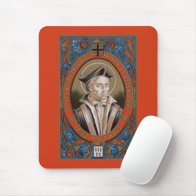St. Ivo of Kermartin (M 005) Mouse Pad (With Mouse)