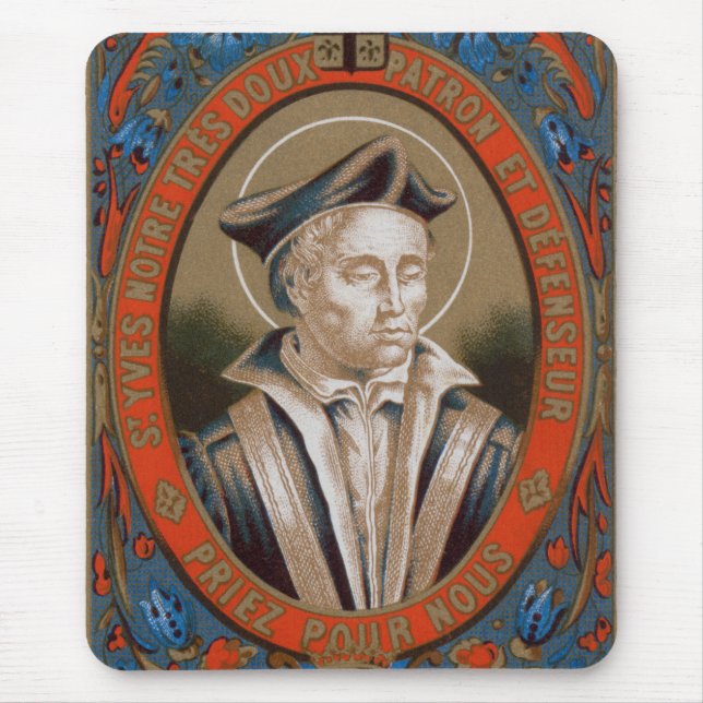 St. Ivo of Kermartin (M 005) Mouse Pad (Front)