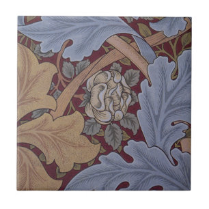 St. James Acanthus Leaf Pattern by William Morris Ceramic Tile