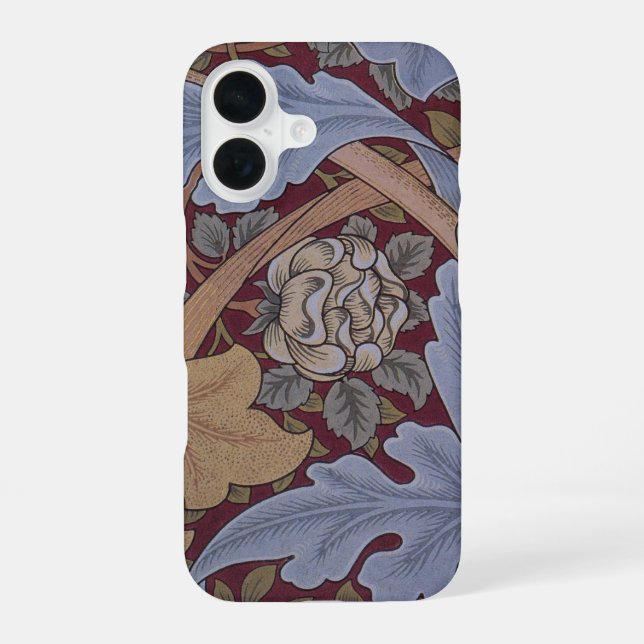 St. James Acanthus Leaf Pattern by William Morris Iphone Case (Back)