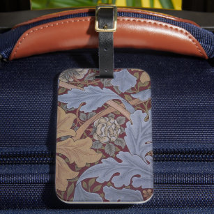 St. James Acanthus Leaf Pattern by William Morris Luggage Tag