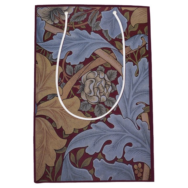 St. James Acanthus Leaf Pattern by William Morris Medium Gift Bag (Front)