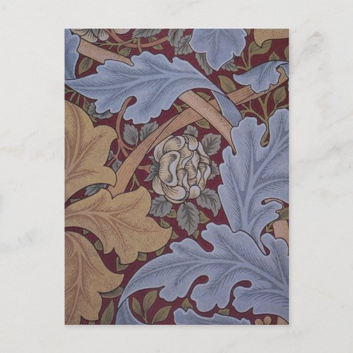 St James Acanthus Leaf Pattern by William Morris Postcard