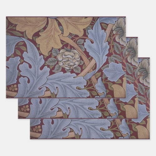 St James Acanthus Leaf Pattern by William Morris Wrapping Paper Sheets