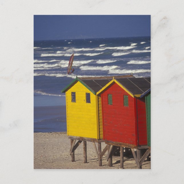 St. James Bay Bathing Boxes, near Capetown, 3 Postcard (Front)