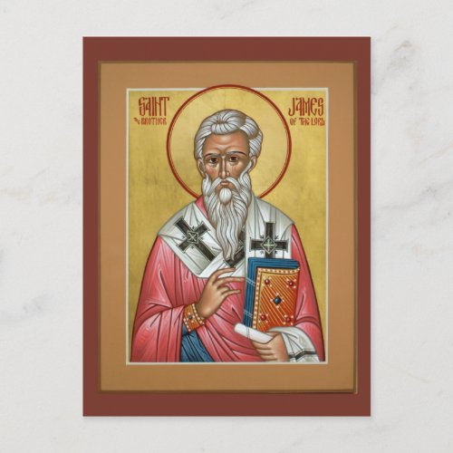 St James Brother of the Lord Prayer Card