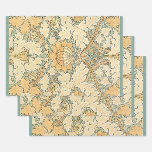 St James by William Morris Acanthus Leaves Wrapping Paper Sheets