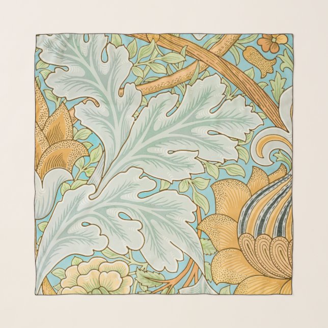 St James Pattern (by William Morris) Scarf (Front)