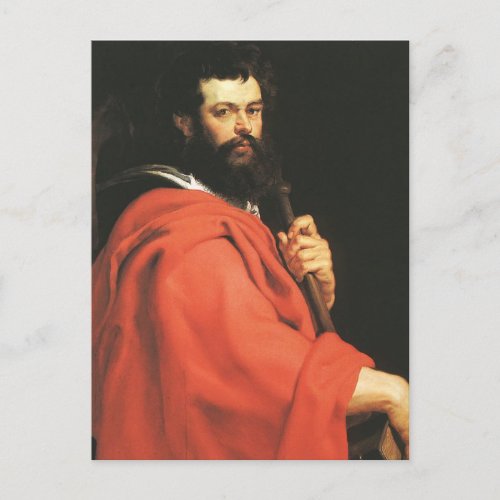 St James the Apostle by Peter Paul Rubens Postcar Postcard