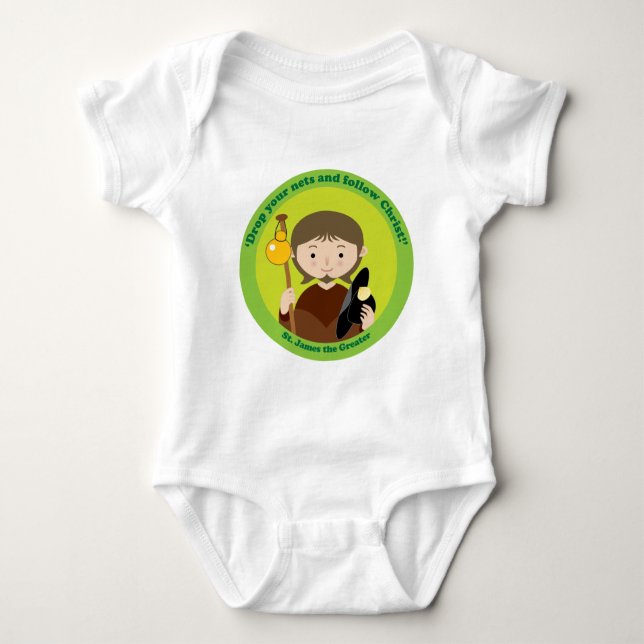 St. James the Greater Baby Bodysuit (Front)