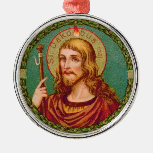 St. James the Greater (JMAS 04) Metal Ornament (Front)