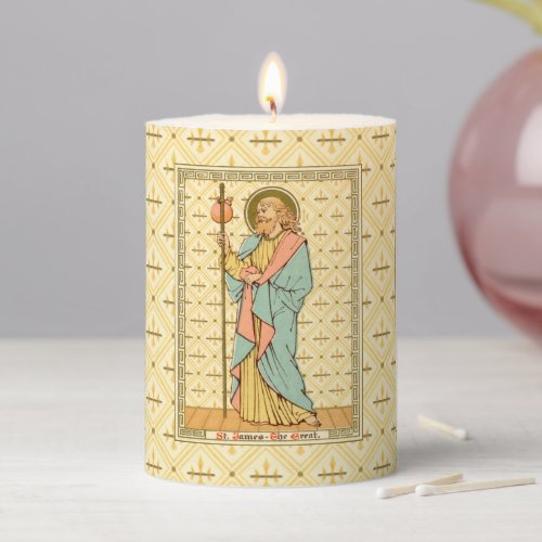 St James the Greater RLS 05 3x4 Pillar Candle