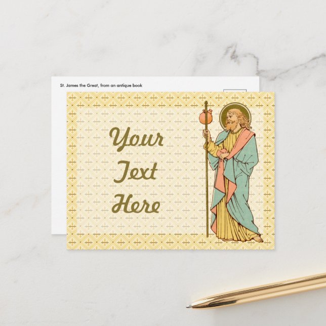 St. James the Greater (RLS 05) Postcard (Front/Back In Situ)
