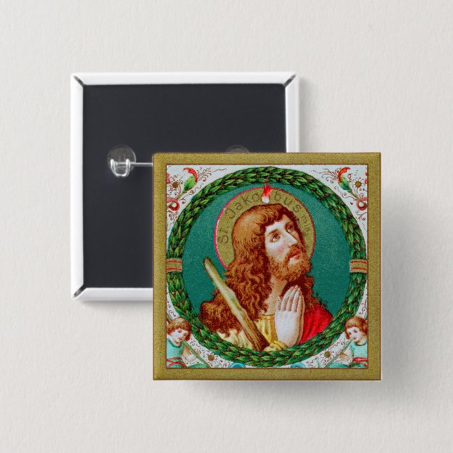 St. James the Less (JMAS 05) Button (Front & Back)