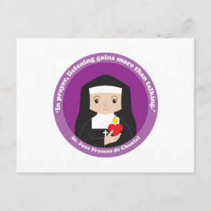 St. Jane Frances de Chantal Postcard