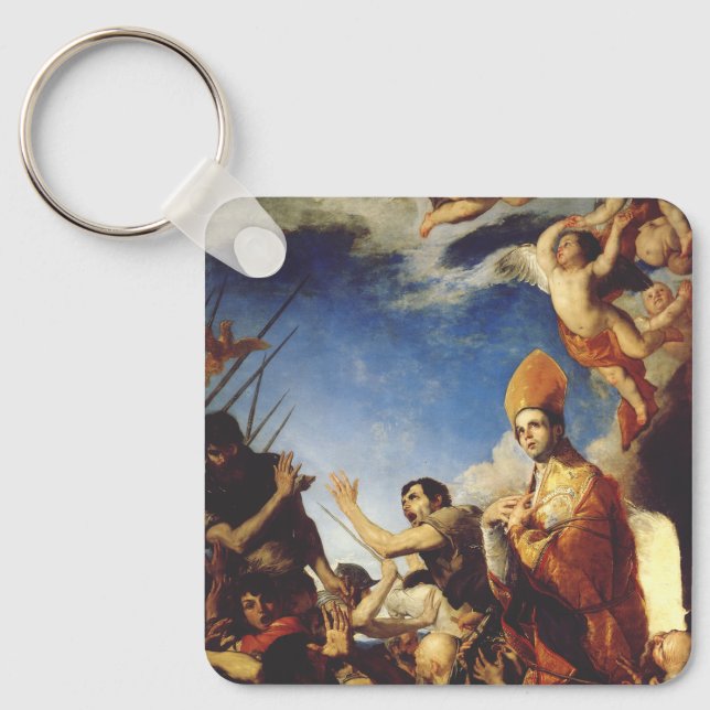 St. Januarius, Bishop of Benevento - Fine Art Keychain (Front)