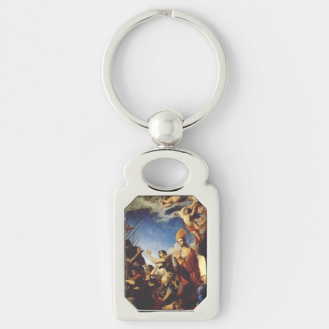 St. Januarius, Bishop of Benevento - Fine Art Keychain (Front)