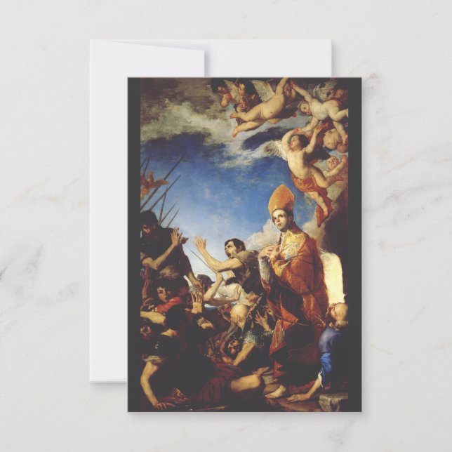 St. Januarius, Bishop of Benevento - Fine Art Thank You Card (Front)