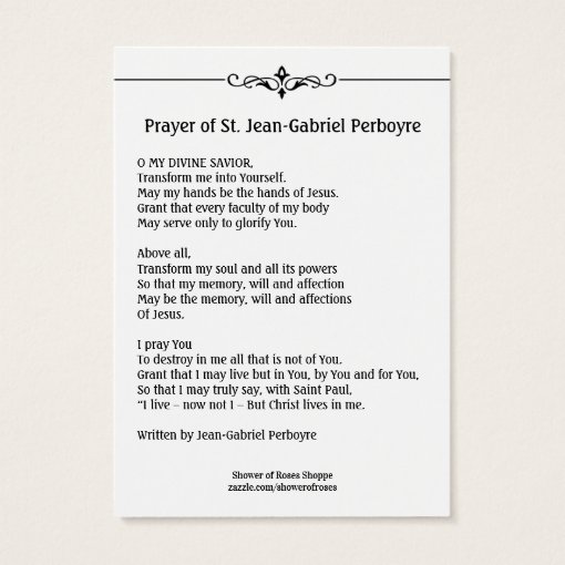 St. Jean-Gabriel Perboyre Prayer Holy Card | Zazzle