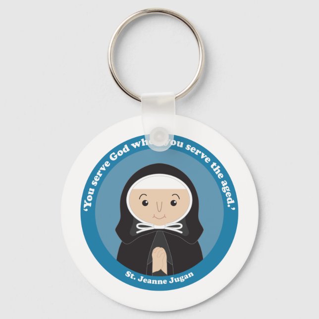 St. Jeanne Jugan Keychain (Front)