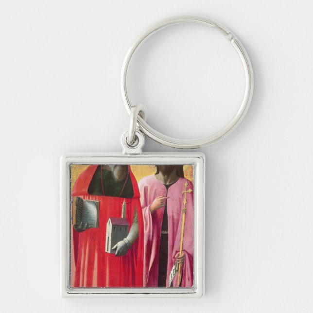 St. Jerome and St. John the Baptist, c.1428-29 Keychain (Front)