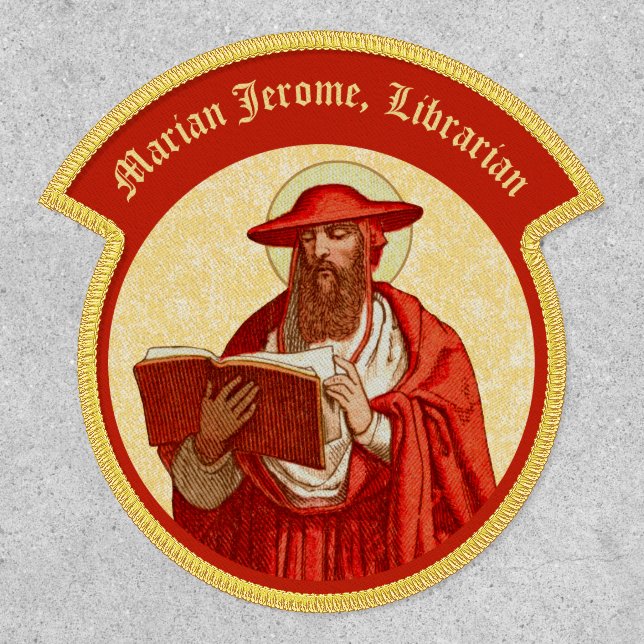 St. Jerome as Cardinal with Book (P 004) Patch (Front)