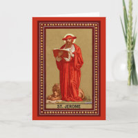 St. Jerome as Cardinal with Lion (P 004)