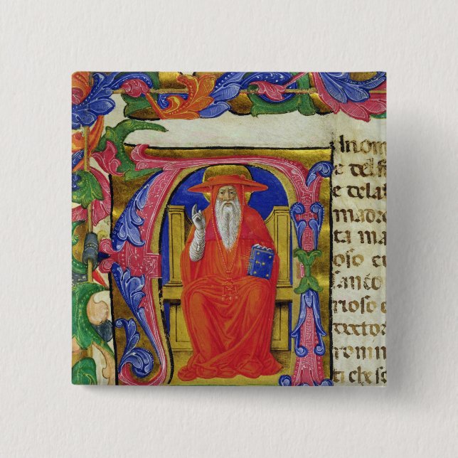 St. Jerome Button (Front)