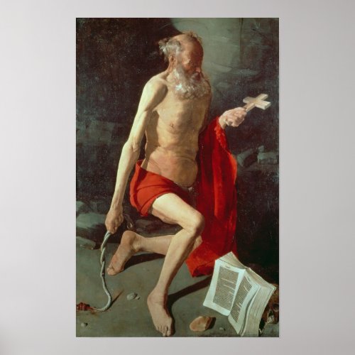 St Jerome c1620 Poster