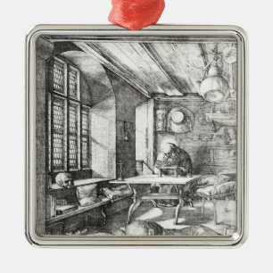 St. Jerome in his Study, 1514 Metal Ornament