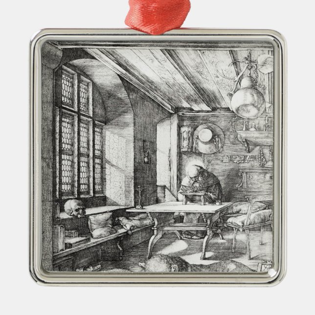 St. Jerome in his Study, 1514 Metal Ornament (Front)