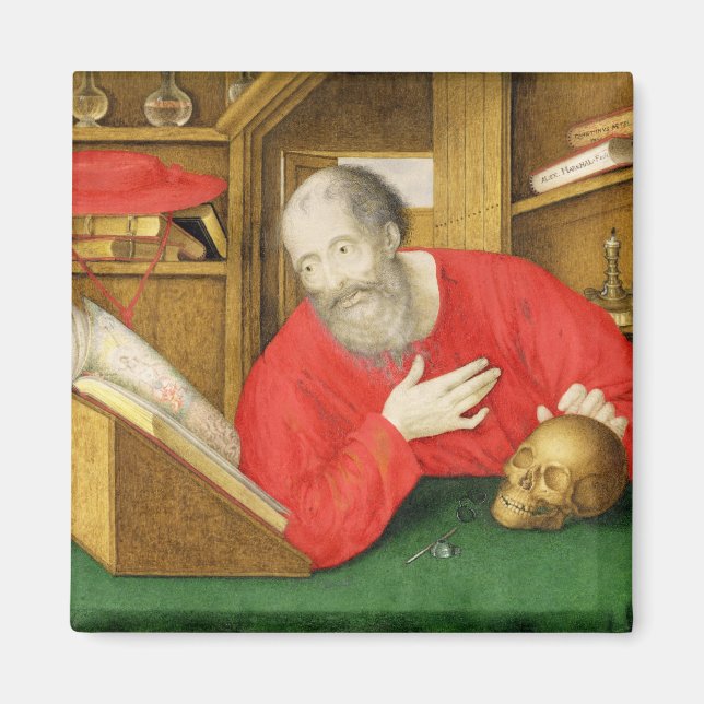 St. Jerome in his Study, 1650 (bodycolour and w/c Magnet (Front)