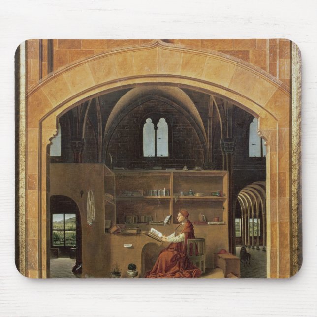 St. Jerome in his study, c.1475 Mouse Pad (Front)
