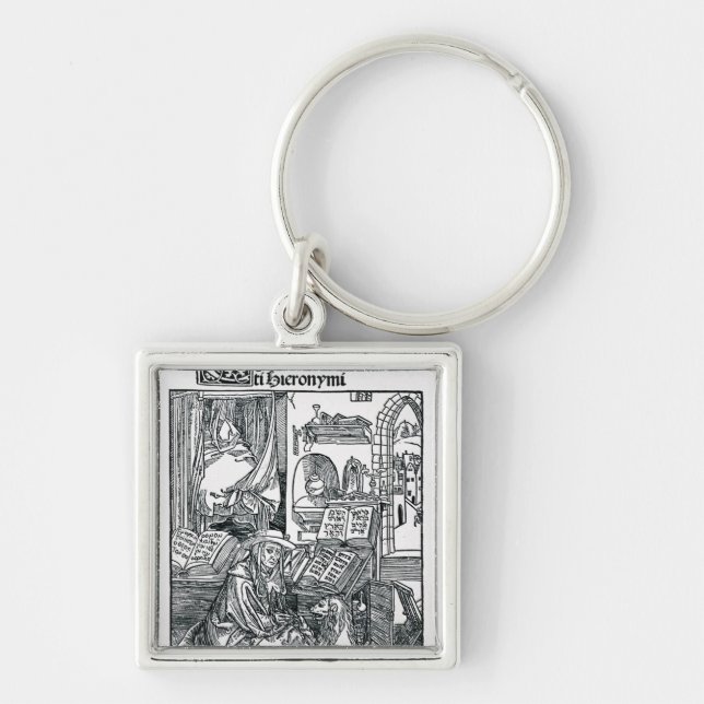 St. Jerome in his study Keychain (Front)