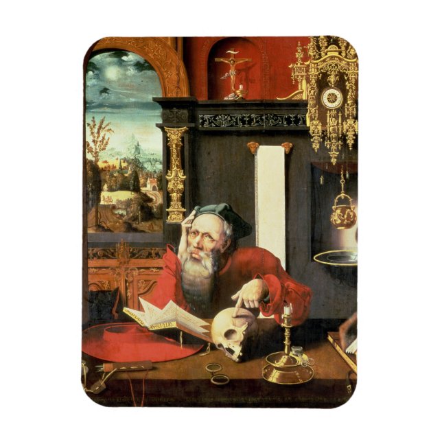 St. Jerome in his Study Magnet (Vertical)