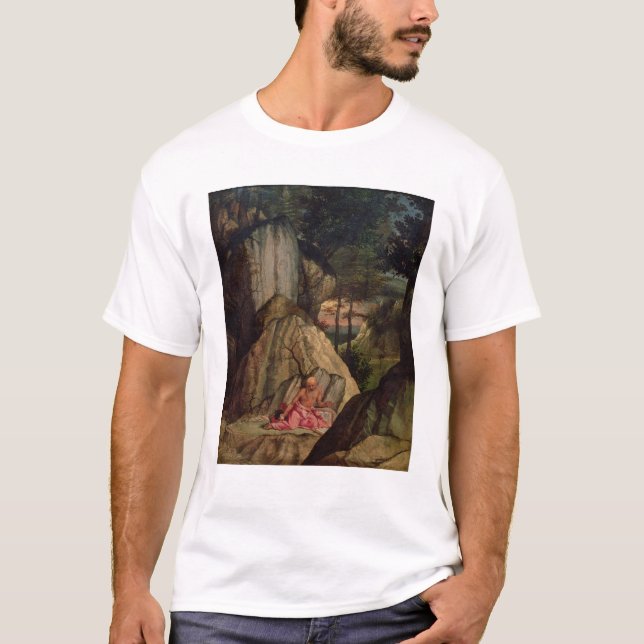 St. Jerome Meditating in the Desert, 1506 T-Shirt (Front)