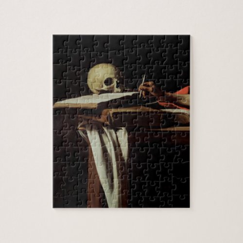 St Jerome Writing c1604 detail of 64911 Jigsaw Puzzle