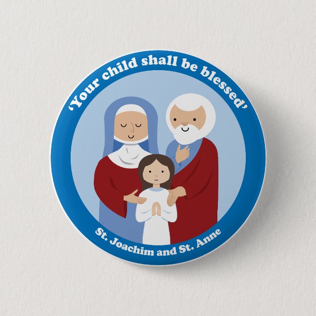 St. Joachim and St. Anne Button (Front)