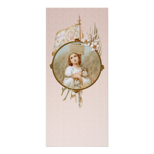 St Joan of Arc Burning at the Stake BF01Style2 Rack Card