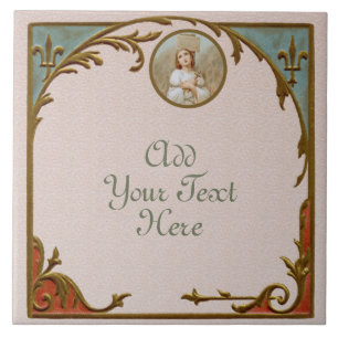 St. Joan of Arc Burning at the Stake (BF01) Tile 3