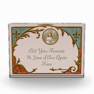 St. Joan of Arc Burning at the Stake (BF 01) Photo Block