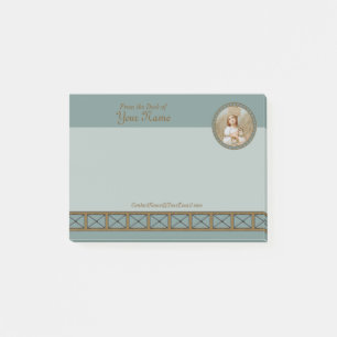 St. Joan of Arc Burning  (BF 01, Style 1) 4"x3" Post-it Notes