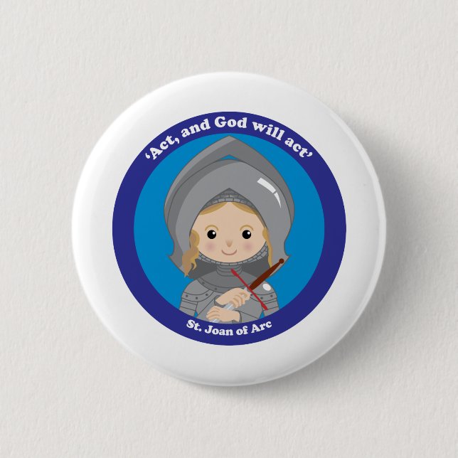 St. Joan of Arc Button (Front)