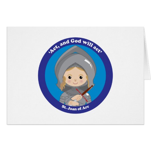 St. Joan of Arc Cards (Front Horizontal)
