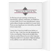 St. Joan of Arc Catholic Religious Saints Cards (Inside (Left))