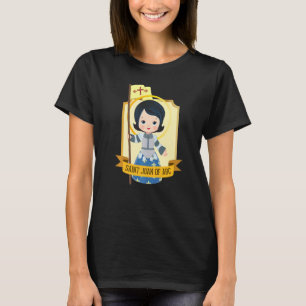 St Joan Of Arc For Kids Cute Catholic Girl Saints T-Shirt