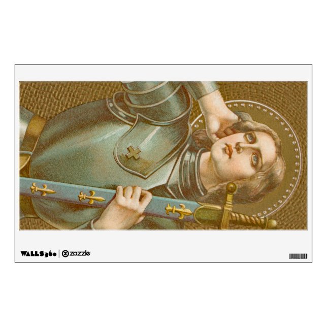 St. Joan of Arc (JM 28) 12"x18" Wall Decal (Front)