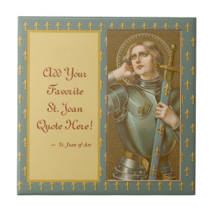 St. Joan of Arc (JM 28) Ceramic Tile