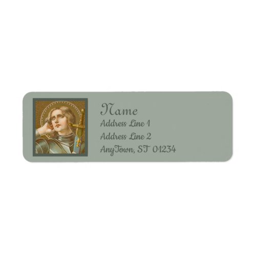 St Joan of Arc JM 28 Label